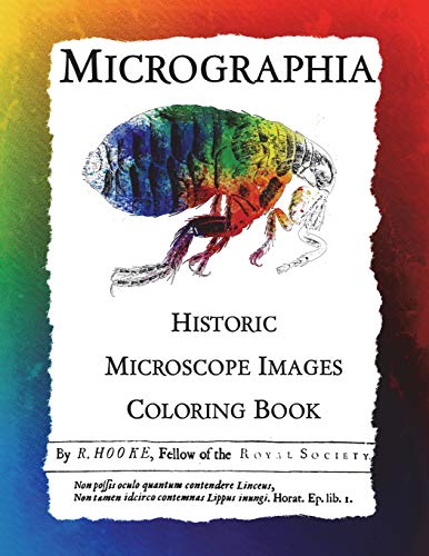 Micrographia: Historic Microscope Images Coloring Book (Historic Images) (Volume 1)