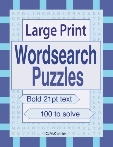 Large Print Wordsearch Puzzles