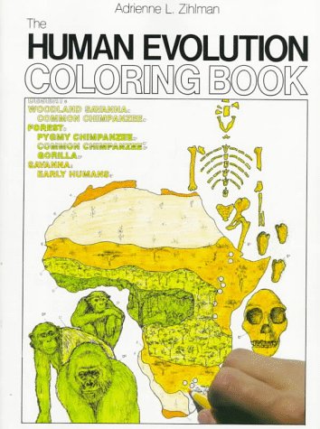 The Human Evolution Coloring Book