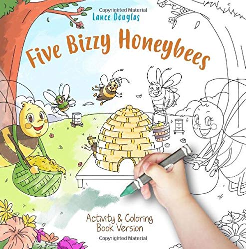 Five Bizzy Honey Bees Activity & Coloring Book Edition