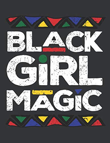 Notebook: Black Girl Magic Black History Month Panthers Journal & Doodle Diary; 120 College Ruled Pages for Writing and Drawing - 8.5x11 in.