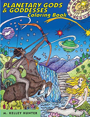 Planetary Gods and Goddesses Coloring Book: Astronomy and Myths of Our New Solar System