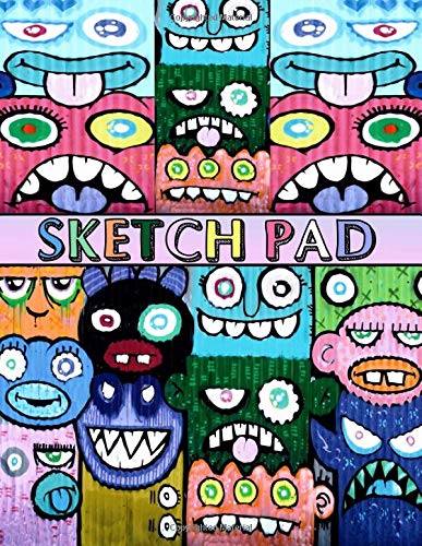 Sketch Pad: Graffiti Art Cover - Sketch Book for kids and adults - Blank Drawing Pad to Practice How to Draw. Doodle and Color Extra Large 8.5"