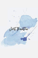 Just Breathe: Mindfulness Journal - beautiful. simplistic notebook cover with 120 blank. lined pages.