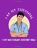 Nursing Care Planner: Funny Nurse Assessment Cover In Purple With Nursing Care Plan And Mandala For Coloring If You Can't Find A Pack Of Cards