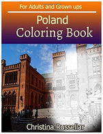 POLAND Coloring Book For Adults and Grown ups: POLAND  sketch coloring book  80 Pictures . Creativity and Mindfulness