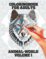 Coloring Book for Adults Animal-World Volume 1: A4 Mandala coloring book for adults Animal World Volume 1 - Creative coloring pages with animals I S