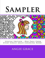 Sampler (Special Edition - One Page From Every Single Angie Coloring Book!) (Angie Grace)