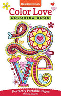 Color Love Coloring Book: Perfectly Portable Pages (On-the-Go Coloring Book) (Design Originals) Hearts. Flowers. & Animal Designs in a Convenien