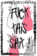 Fuck this shit!: Gratitude guide and perfect sobriety journal. Twelve Steps Notebook to find integrity. Funny swearing gift to fill with affirmation