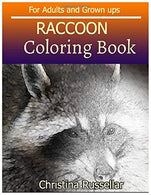 RACCOON Coloring Book For Adults and Grown ups: RACCOON  sketch coloring book  . Creativity and Mindfulness 80 Pictures