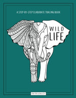 Wild Life: A Step By Step Elaborate Tracing Book With Animal Zentangle Designs Learn To Draw And Trace For Adults Picture Activity Fun Creative Book