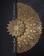Coloring Book The Art of Mandala: Therapy and Relaxation Coloring Book For Adults and Train Focus For Teens