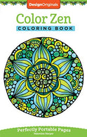 Color Zen Coloring Book: Perfectly Portable Pages (On-the-Go Coloring Book) (Design Originals) Extra-Thick High-Quality Perforated Pages & Conve