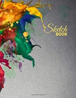 Sketch Book: Notebook for Drawing. Writing. Painting. Sketching or Doodling. 110 Pages. 8.5x11 (Premium Abstract Cover vol.44)