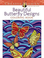 Creative Haven Beautiful Butterfly Designs Coloring Book (Creative Haven Coloring Books)