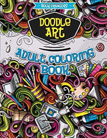 Doodle Art: Adult Coloring Book with many different designs (christmas. easter. sweet. food. etc.) + 5 Extra Pages (Mandala. Animal Mandala. Doodle