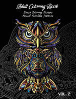 Adult Coloring Book Vol.2: Stress Relieving Designs.  Animals Doodle and Mandala Patterns  Coloring Book for Adults Vol.2 (ANIMAL MANDALAS PATTERNS)
