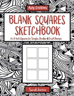 Blank Squares Sketchbook: 6 x 3" Squares for Tangles. Doodles & Craft Designs: A 3" Square Blank Panel Book for Drawing Arts & Cra