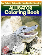 ALLIGATOR  Coloring book for Adults Relaxation  Meditation Blessing: Sketch coloring book  Gray scale Pictures