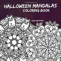 Halloween Mandala Coloring Book: Macabre holiday collection of Skulls and Bats ready for coloring