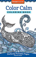 Color Calm Coloring Book: Perfectly Portable Pages (On-the-Go Coloring Book) (Design Originals) Extra-Thick High-Quality Perforated Paper; Convenien