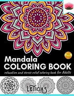 COLORING BOOK FOR ADULTS: coloring book with more than 50  MANDALA flowers design for relaxation and stress relief for adults (US EDITION)