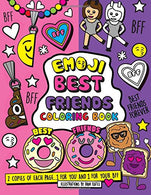 Emoji Best Friends Coloring Book: A Coloring Book for Two! Two Copies of each page. share and color with your BFF.