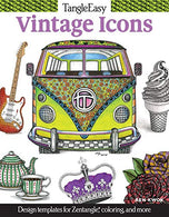 TangleEasy Vintage Icons: Design Templates for Zentangle(R). Coloring. and More (Design Originals)