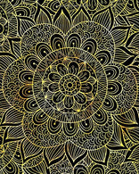 Journal Notebook Mandala Pattern 11: 172 Page Blank Journal 8 x 10 Size. Unlined For Journaling. Writing. Planning or Doodling. (Artsy Plain Journal